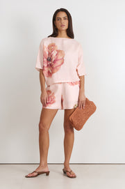 Meeka Linen Top (Piccadilly Print)
