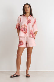 Lanie Linen Shirt (Piccadilly Print)