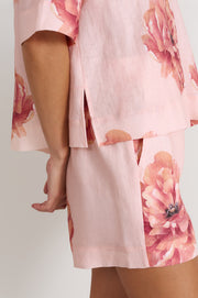 Lanie Linen Shirt (Piccadilly Print)