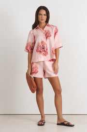 Lanie Linen Shirt (Piccadilly Print)