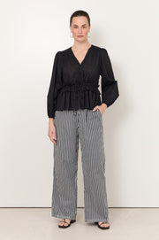 Stevie Cotton Pant (Stripe)