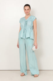Lorna Cupro Pant (Mint)