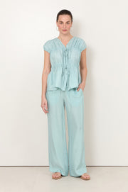 Amari Cupro Top (Mint)