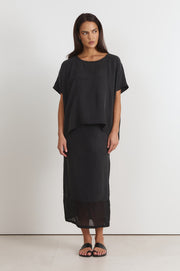 Marlow Cupro Top (Black)