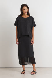 Marlow Cupro Top (Black)