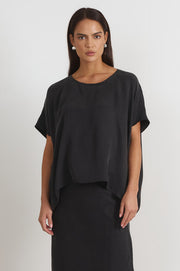 Marlow Cupro Top (Black)