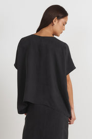 Marlow Cupro Top (Black)