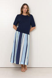 Kai Knit Top (Navy)