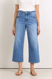 Kimberly Cropped Jean (Mid Denim)