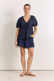 Billy Lightweight Denim Short (Dark Denim)