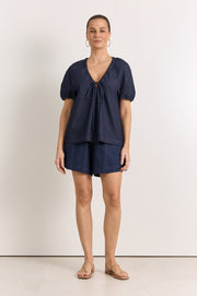Billy Lightweight Denim Short (Dark Denim)