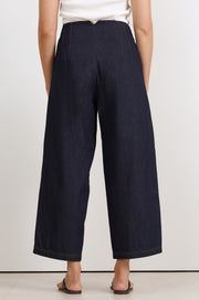 Tamsen Cropped Lightweight Denim Pant (Denim)
