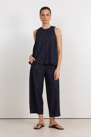 Jolie Lightweight Denim Top (Denim)
