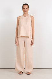 Skylar Linen Pant (Nude)