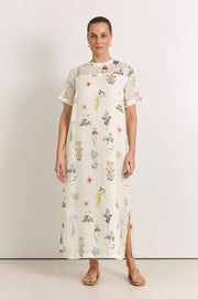 Chicago Ramie Maxi Dress (Print)