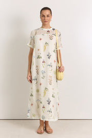Chicago Ramie Maxi Dress (Print)