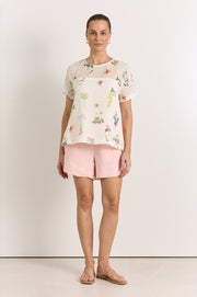 Lori Ramie Top (Print)