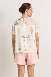 Lori Ramie Top (Print)