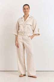 Tamsen Linen Pant (Stone)