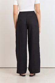 Tamsen Linen Pant (Black)