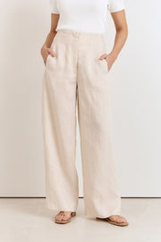 Tamsen Linen Pant (Stone)