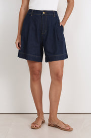 Aspen Denim Short (Dark Denim)