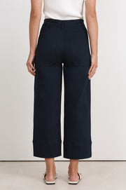 Rosalie Cropped Jean (Navy)