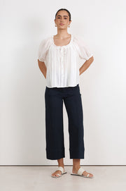 Rosalie Cropped Jean (Navy)
