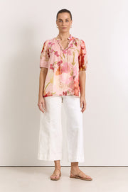 Sandra Cotton Top (Cotswolds Print)