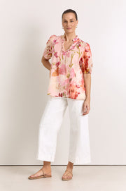 Sandra Cotton Top (Cotswolds Print)