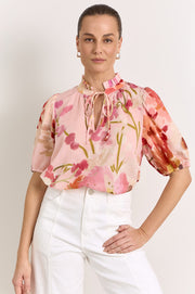 Sandra Cotton Top (Cotswolds Print)