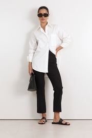 Raya Poplin Shirt (White)