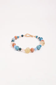 Mixed Bead Short Necklace (Multi)