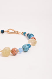 Mixed Bead Short Necklace (Multi)