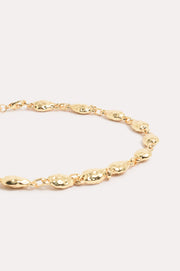 Metal Pod Event Necklace (Gold)