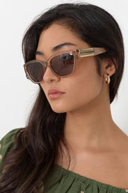 Ascot Sunglasses (Choc Clear)
