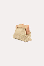 Augusta Timber Frame Clutch (Natural)