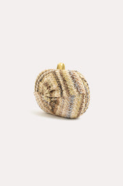 Orlando Knot Front Structured Clutch (Natural/Multi)