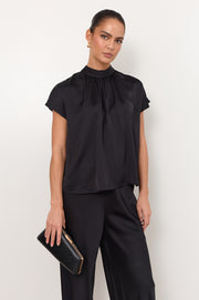 Raleigh Angled Structured Clutch (Black)