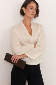 Mali Long Event Clutch (Chocolate)
