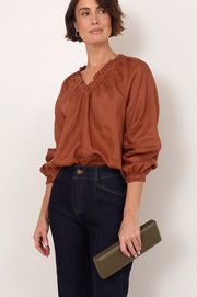 Mali Long Event Clutch (Khaki)