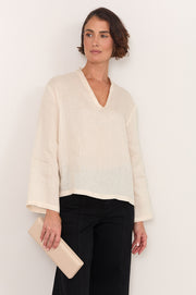 Mali Long Event Clutch (Stone)