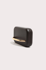 Jordan Bar Detail Event Clutch (Chocolate)