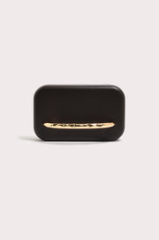 Jordan Bar Detail Event Clutch (Chocolate)