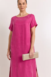 Rome Long Structured Event Clutch (Gold)