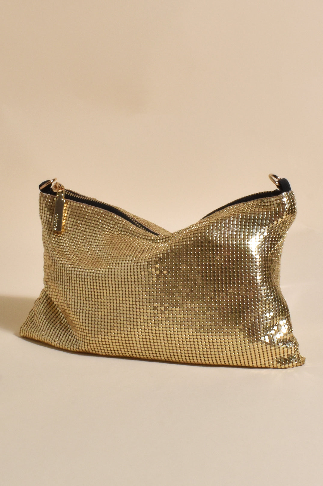 Gold hot sale mesh bag