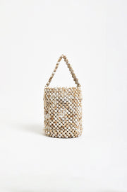 Marble Bead Mini Bag (Natural)