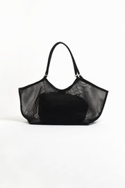 Sporty Weave Tote (Black)