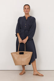 Stitched Tote Bag (Nude)