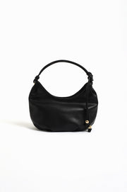 Knot Handle Dumpling Bag (Black)